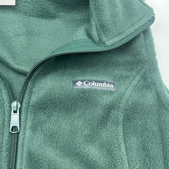 Columbia Dark Green Fleece Vest - Picture 4 of 4